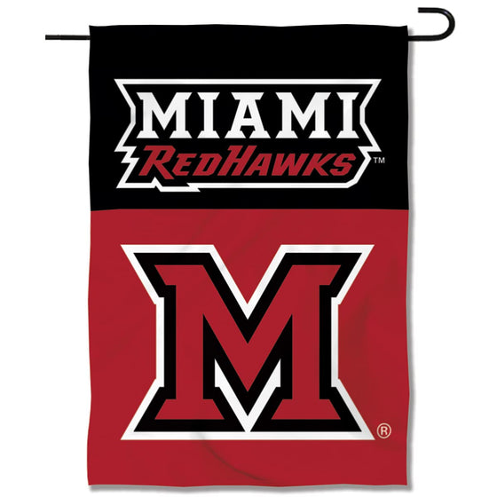 College Flags & Banners Co. Miami Redhawks Garden Banner Flag