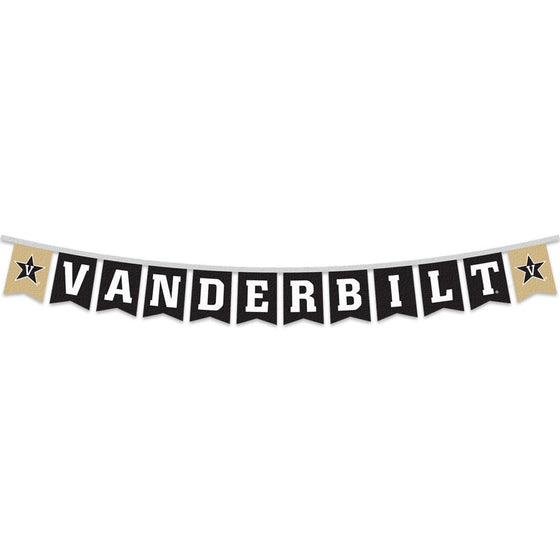 Vanderbilt Commodores Banner String Pennant Flags