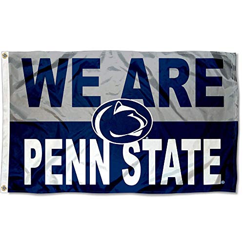 College Flags & Banners Co. Penn State Nittany Lions We Are and USA Flag 3x5 Set