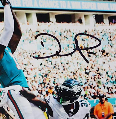 DeVante Parker Autographed Miami Dolphins 8x10 TD Catch Photo - JSA W Auth Black