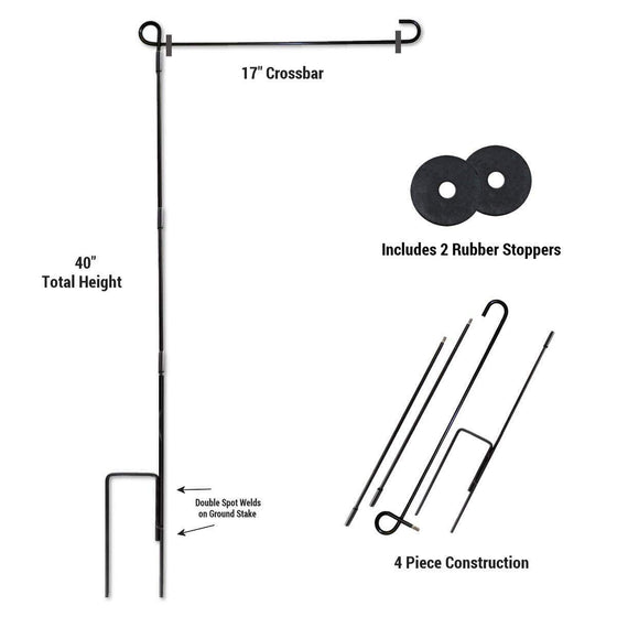 College Flags & Banners Co. Oregon State Beavers Garden Flag and Pole Holder Set