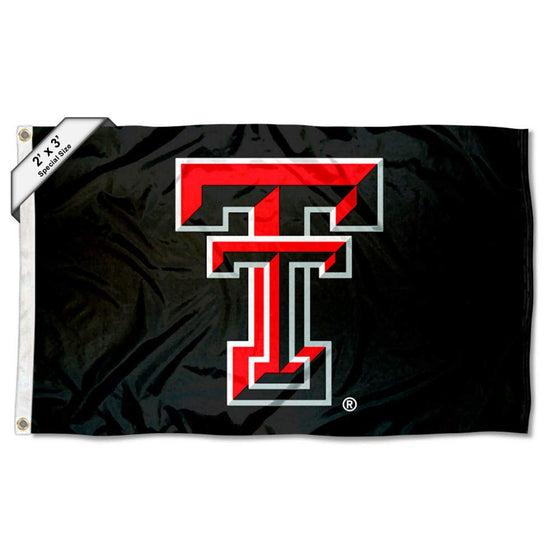 College Flags & Banners Co. Texas Tech Red Raiders Black 2x3 Foot Flag