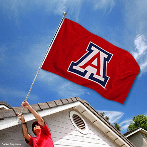 College Flags & Banners Co. Arizona Wildcats Embroidered and Stitched Nylon Flag