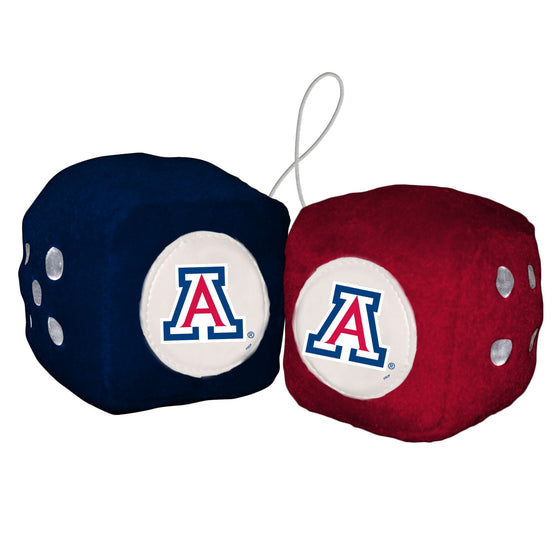 Arizona Wildcats Fuzzy Dice CO