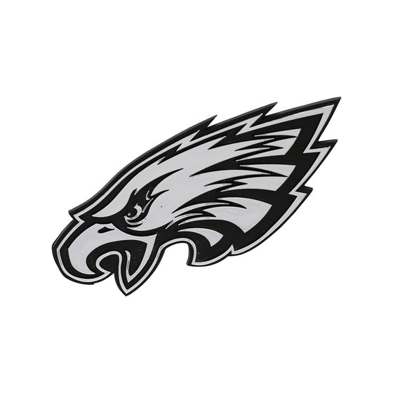 Philadelphia Eagles Molded Chrome Plastic Emblem