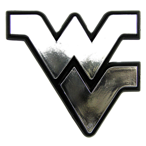 West Virginia Mountaineers Molded Chrome Plastic Emblem