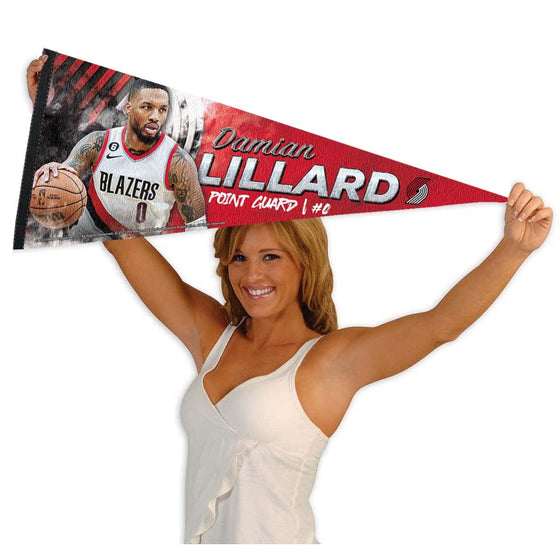 WinCraft Portland Trailbazers Lillard Pennant Flag