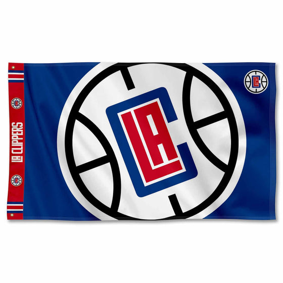 WinCraft Los Angeles Clippers Printed Header 3x5 Premium Banner Flag