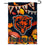 WinCraft Bears Fall Leaves Decorative Football Garden Flag Double Sided Banner