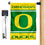 Oregon Ducks Garden Flag and Mailbox Post Pole Mount Holder Set