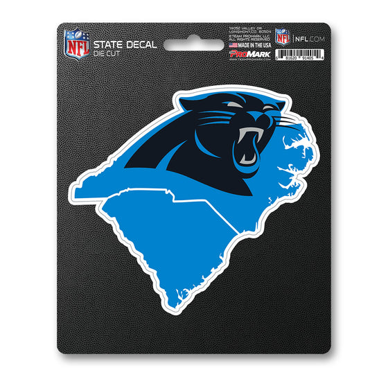 Carolina Panthers Team State Shape Decal Sticker