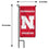 College Flags & Banners Co. Nebraska Cornhuskers Mini Garden and Flower Pot Flag Topper