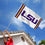 College Flags & Banners Co. Louisiana State LSU Tigers Jersey Stripes Banner and Tapestry Wall Tack Pads