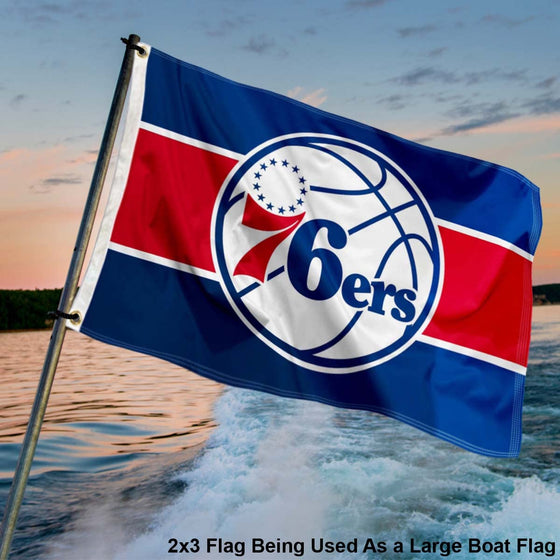 WinCraft Philadelphia 76ers Small 2x3 Foot Banner Flag