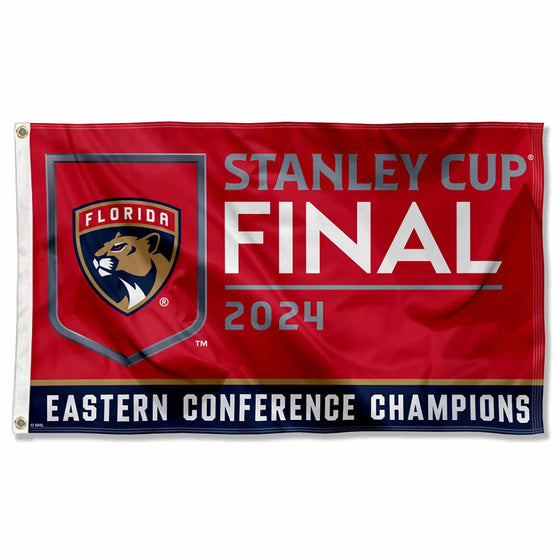 WinCraft Florida Panthers 2024 Stanley Cup Final Banner Flag