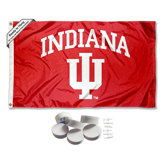 College Flags & Banners Co. Indiana Hoosiers Banner and Tapestry Wall Tack Pads