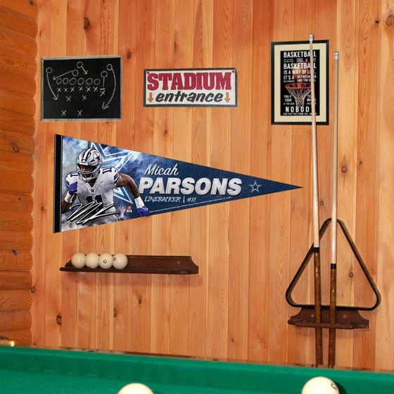 WinCraft Dallas Cowboys Parsons Pennant Banner Flag