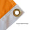 College Flags & Banners Co. Clemson Tigers Orange Flag with Pole and Bracket Kit