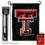 College Flags & Banners Co. Texas Tech Red Raiders Dual Logo Garden Flag with Pole Stand Holder