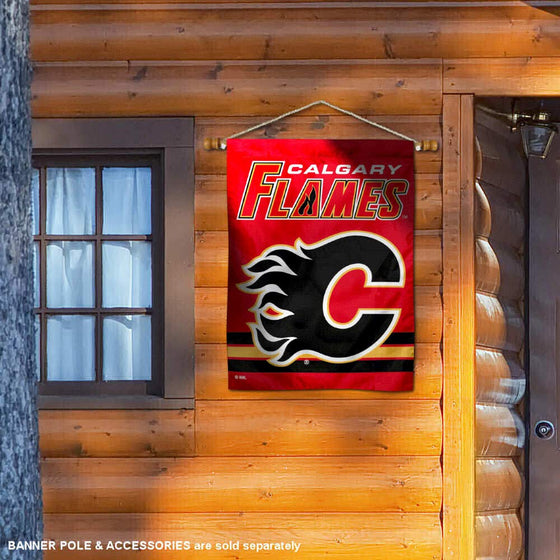 WinCraft Calgary Flames Double Sided Banner House Flag