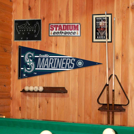 Seattle Mariners Pennant Banner and Wall Tack Pads