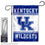 Kentucky Wildcats Garden Banner Flag with Flag Pole Stand Set