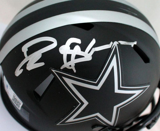 Deion Sanders Autographed Cowboys Eclipse Speed Mini Helmet-Beckett W Hologram Silver