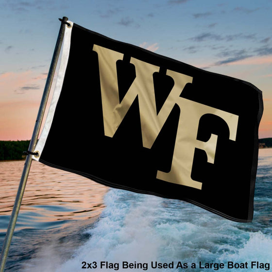 College Flags & Banners Co. Wake Forest Demon Deacons Small 2x3 Foot Flag