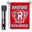 College Flags & Banners Co. Radford Highlanders Garden Flag and USA Flag Stand Pole Holder Set