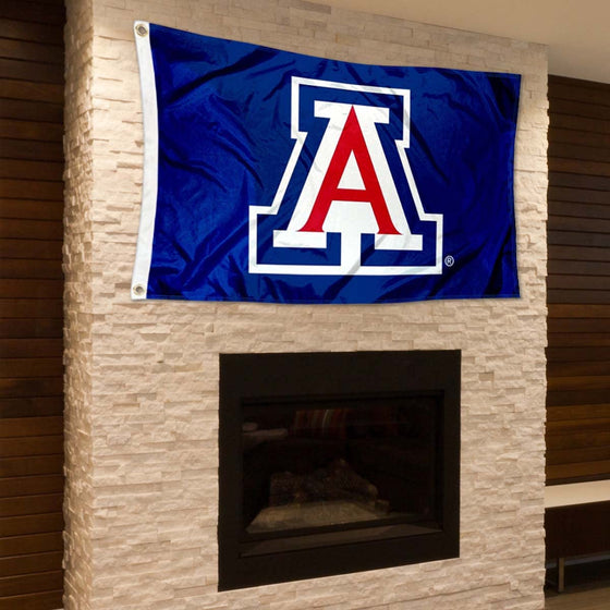 Arizona Wildcats Small 2'x3' Flag and USA 3x5 Flag Set