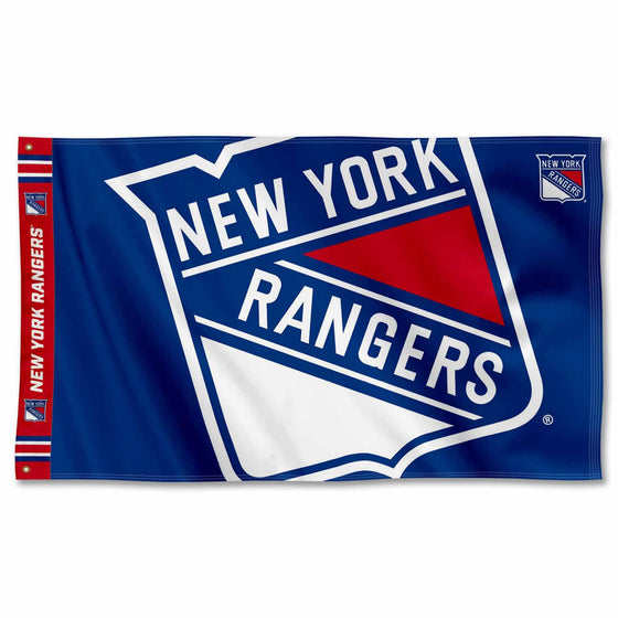 WinCraft New York Rangers Printed Header 3x5 Premium Banner Flag