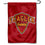 Flagler College Saints Logo Garden Flag and USA Flag Stand Pole Holder Set