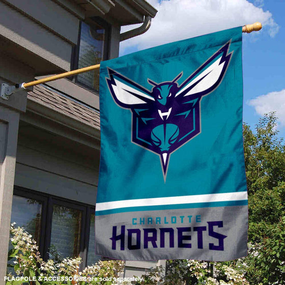 WinCraft Charlotte Hornets Double Sided House Banner Flag