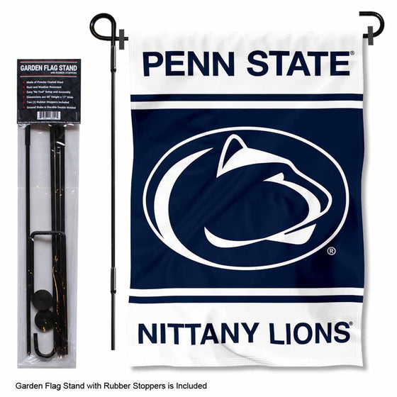 College Flags & Banners Co. Penn State Nittany Lions WE are Garden Flag with Stand Holder