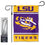 Louisiana State LSU Tigers Garden Banner Flag with Flag Pole Stand Set