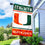 College Flags & Banners Co. Miami Hurricanes House Flag with Flag Pole Set