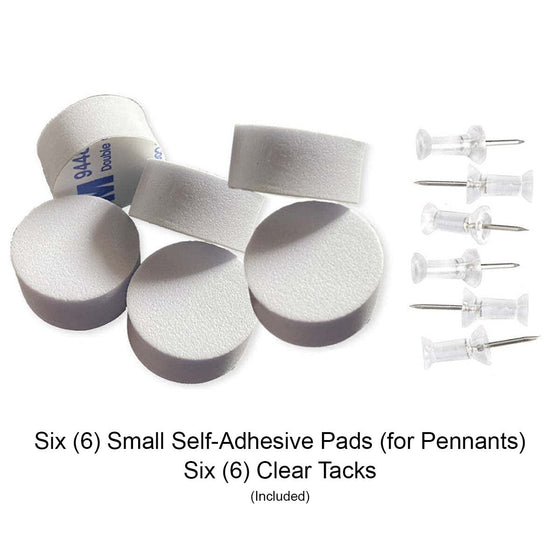 Boston Red Sox Pennant Banner and Wall Tack Pads