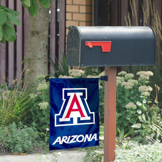 Arizona Wildcats Garden Flag and Mailbox Post Pole Mount Holder Set