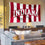 Indiana Hoosiers Stripes Large Grommet Banner Flag