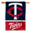 WinCraft Minnesota Twins Double Sided House Banner Flag