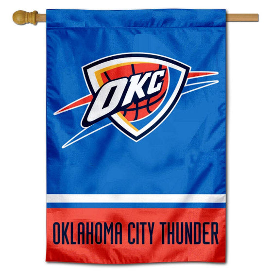 WinCraft Oklahoma City Thunder Double Sided House Banner Flag