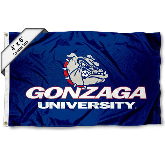 College Flags & Banners Co. Gonzaga Bulldogs 4 ft x 6 ft Flag