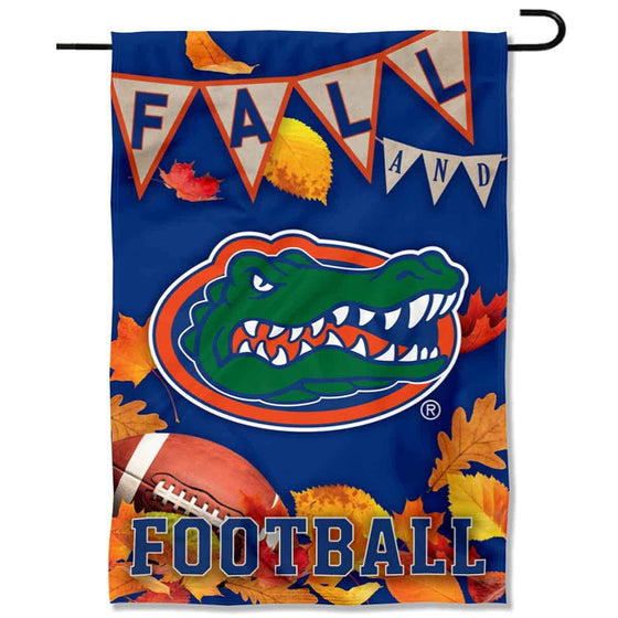 College Flags & Banners Co. Florida Gators Fall Leaves Football Season Garden Yard Flag