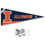 College Flags & Banners Co. Illinois Fighting Illini Pennant Flag and Wall Tack Mount Pads