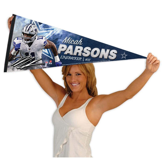 WinCraft Dallas Cowboys Parsons Pennant Banner Flag