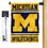 College Flags & Banners Co. Michigan Wolverines Garden Flag and Mailbox Post Pole Mount Holder Set