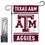 Texas A&M Aggies Garden Banner Flag with Flag Pole Stand Set