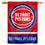 WinCraft Detroit Pistons Double Sided House Banner Flag