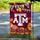 College Flags & Banners Co. Texas A&M Aggies Fall Leaves Football Season Garden Yard Flag