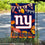 WinCraft New York Giants Fall Leaves Decorative Football Garden Flag Double Sided Banner